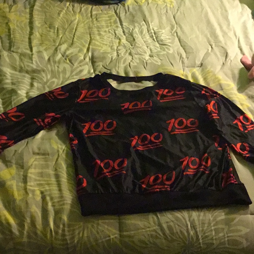 100 emoji sweater
